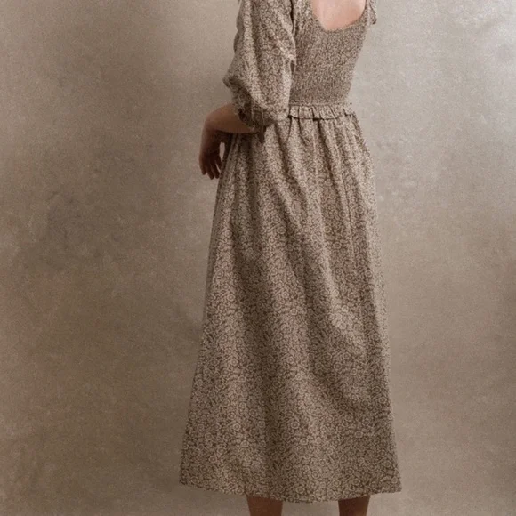 NWT Neuflora capetown brown floral dress - Picture 2 of 9